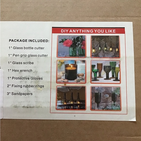 Glass bottle cutting kit - Picture 3 of 5